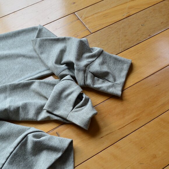 Quince Flowknit Pullover Hoodie US XS Women Heather Aloe - Picture 8 of 11